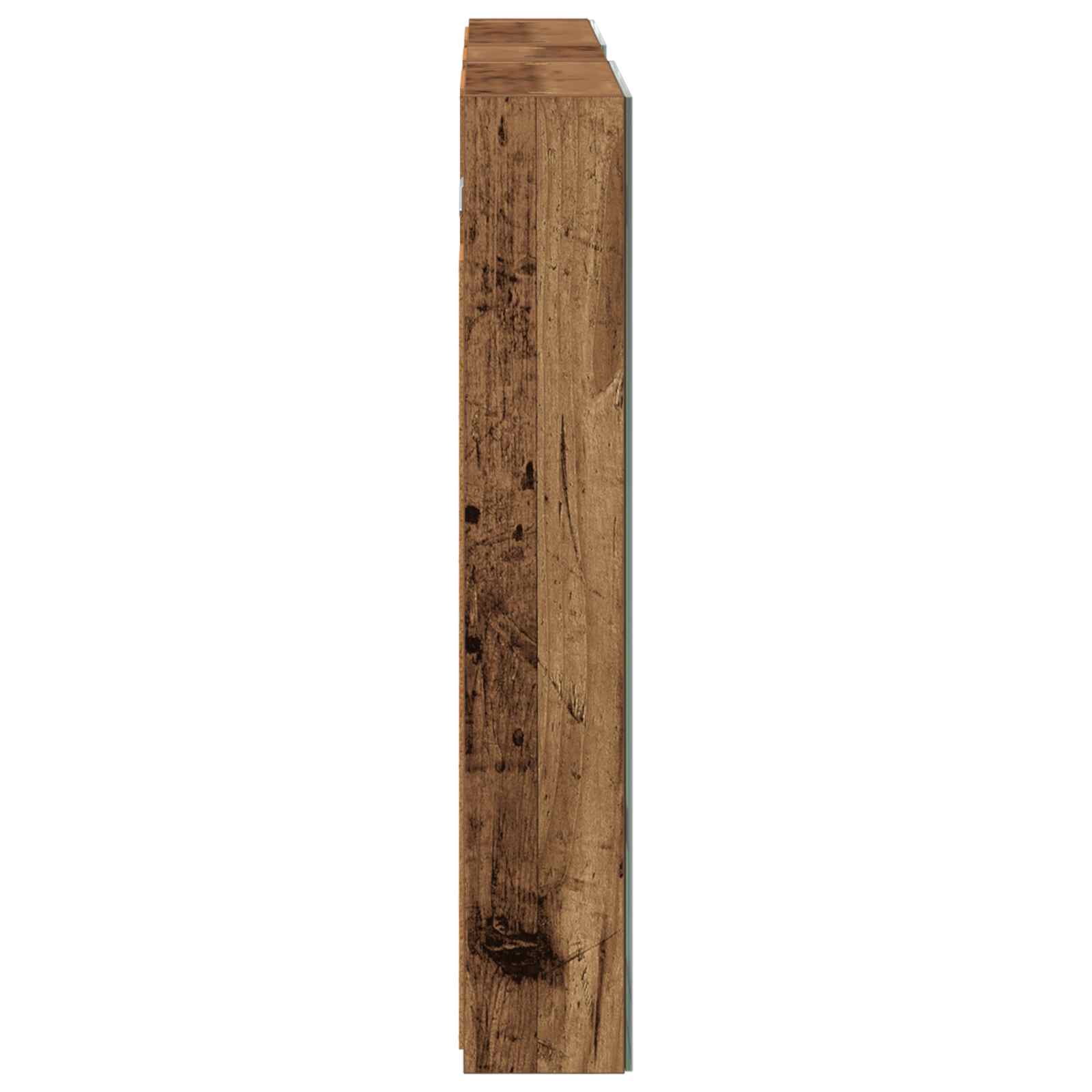 Badkamerkastenset 3 pcs 100 x 10,5 x 60,5 cm Bewerkt hout