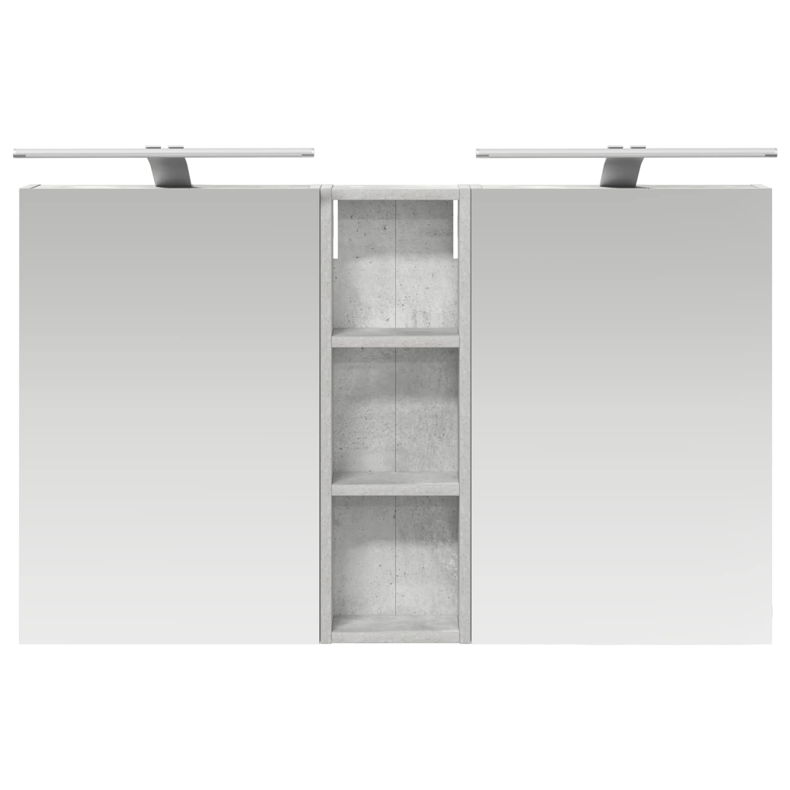 Badkamerkastenset 3 pcs 100 x 10,5 x 60,5 cm Bewerkt hout
