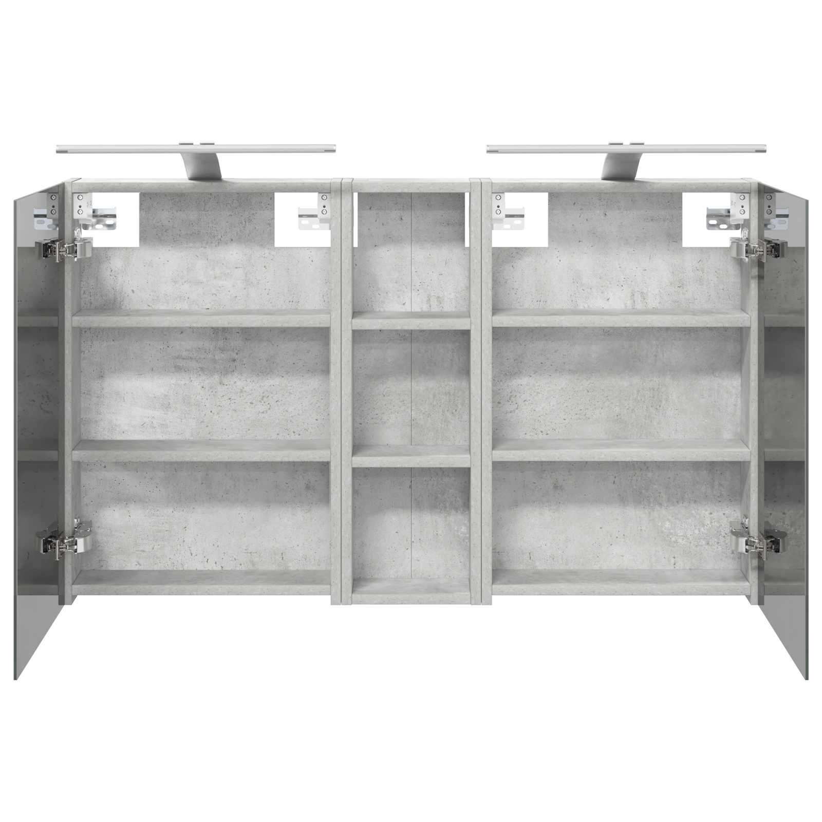 Badkamerkastenset 3 pcs 100 x 10,5 x 60,5 cm Bewerkt hout