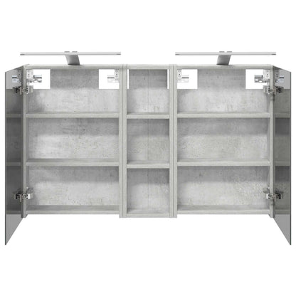 Badkamerkastenset 3 pcs 100 x 10,5 x 60,5 cm Bewerkt hout