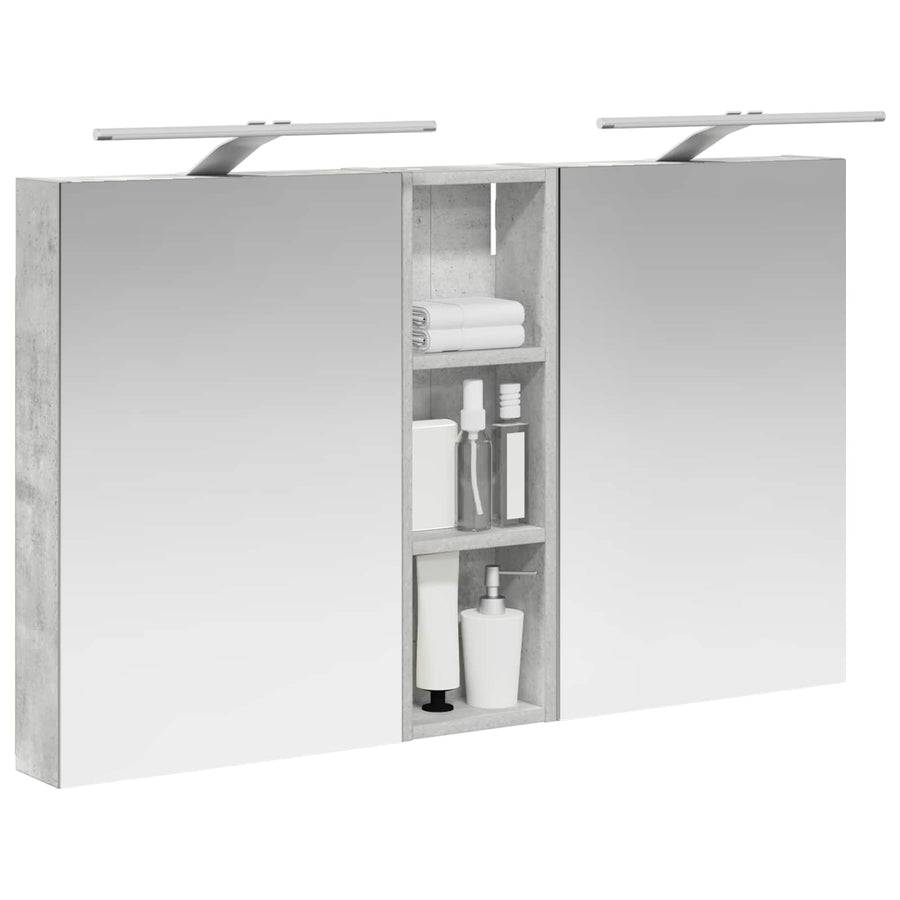 Badkamerkastenset 3 st 100 x 10,5 x 60,5 cm Bewerkt hout