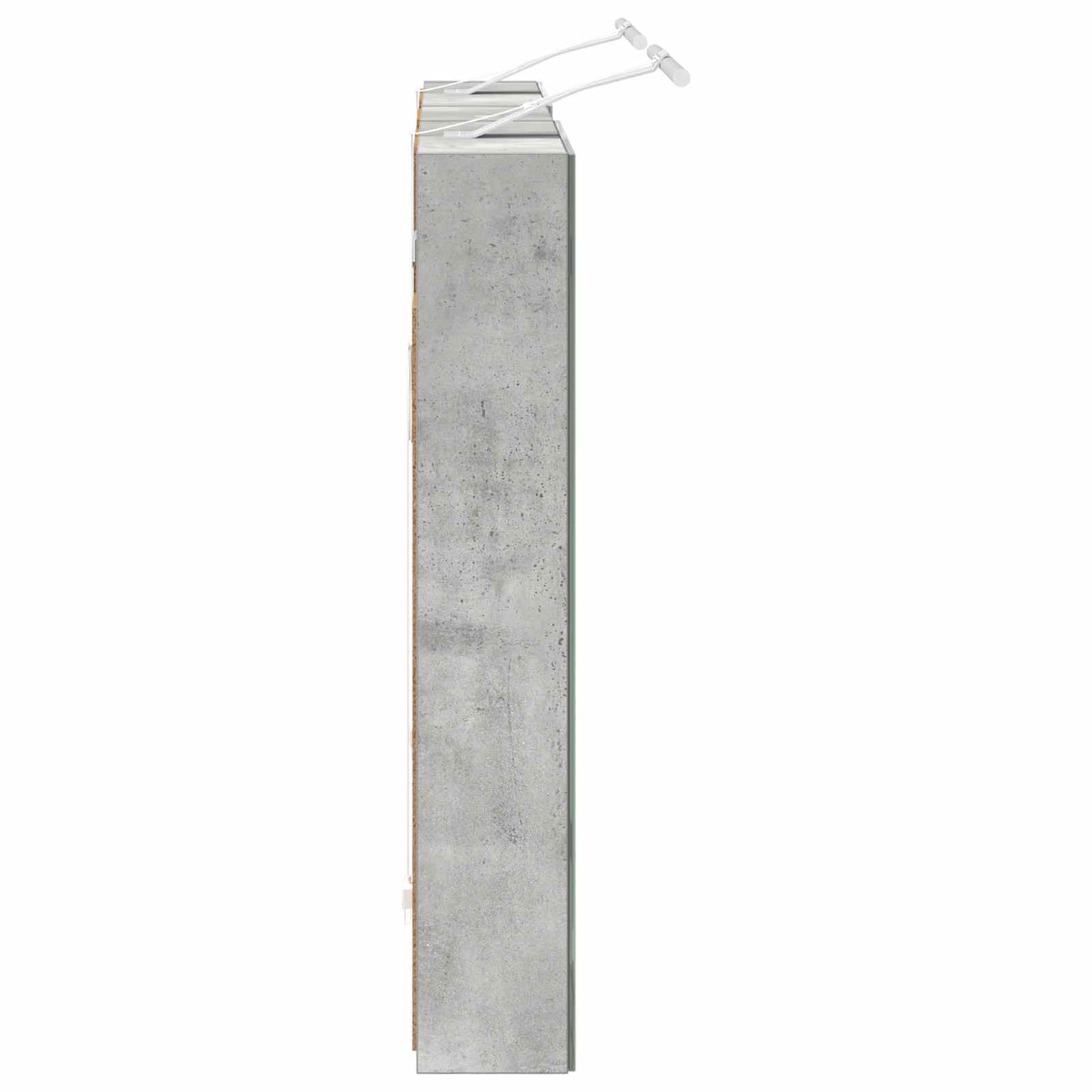Badkamerkastenset 3 pcs 100 x 10,5 x 60,5 cm Bewerkt hout