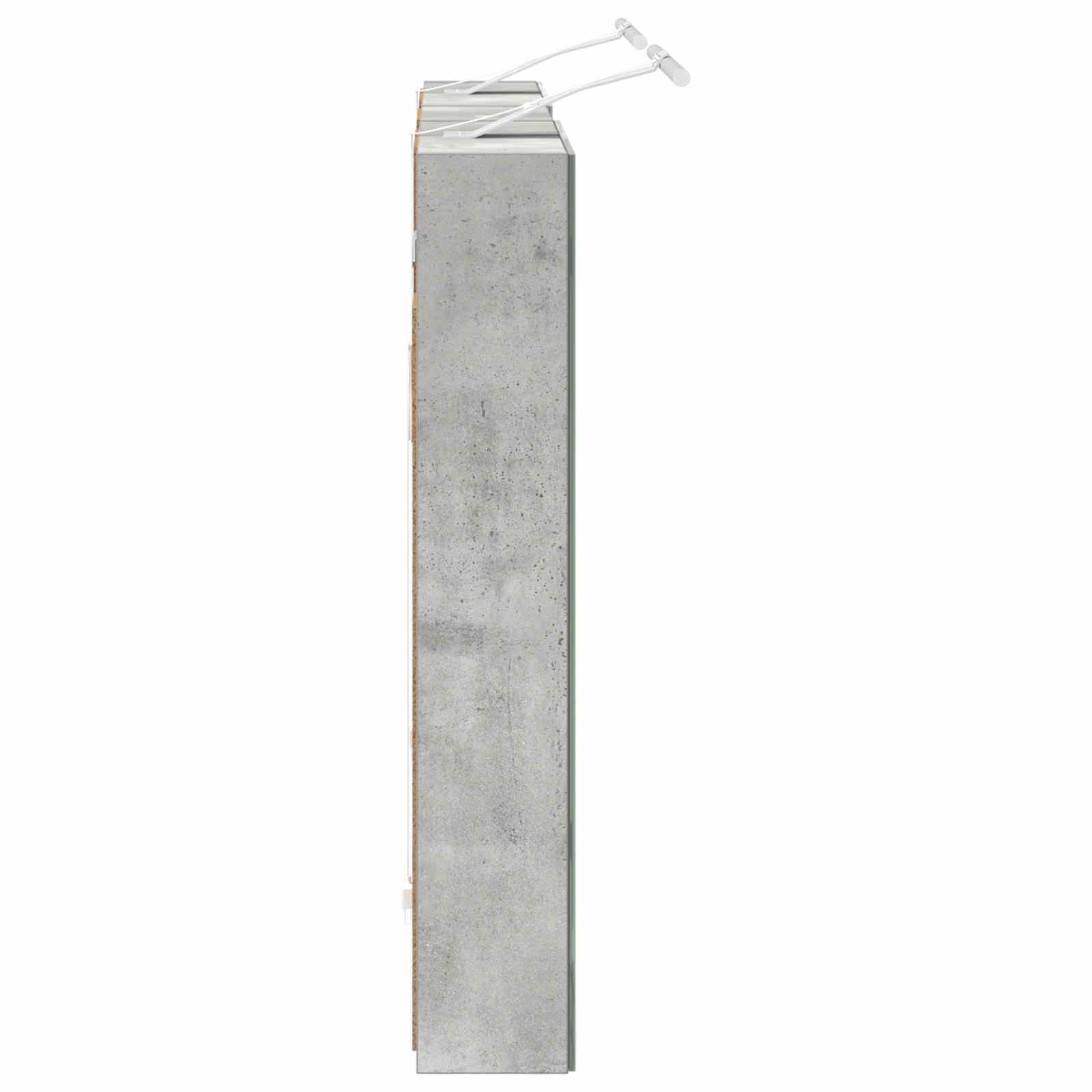 Badkamerkastenset 3 pcs 100 x 10,5 x 60,5 cm Bewerkt hout