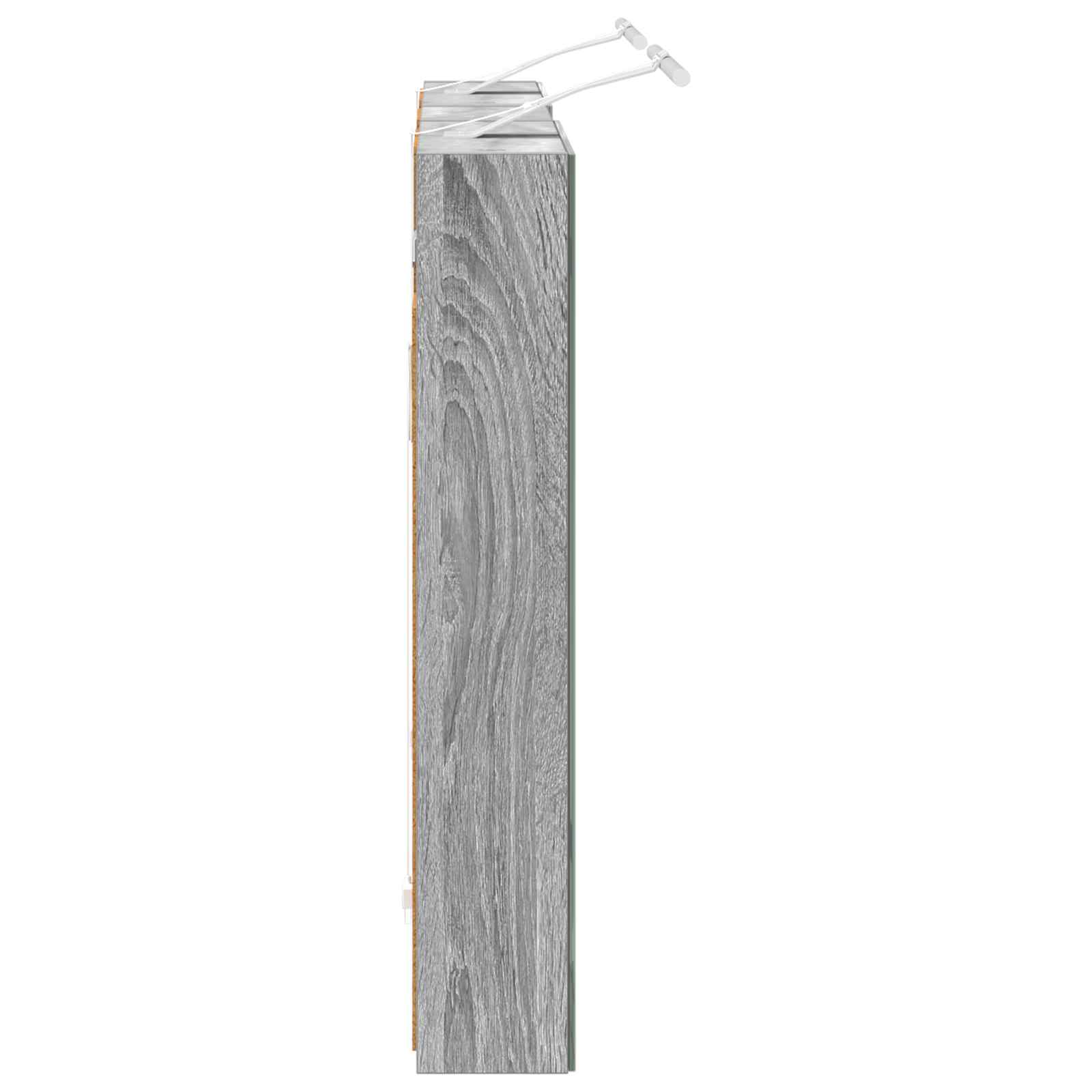 Badkamerkastenset 3 pcs 100 x 10,5 x 60,5 cm Bewerkt hout