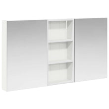 Badkamerkastenset 3 pcs 110 x 10,5 x 60,5 cm Bewerkt hout
