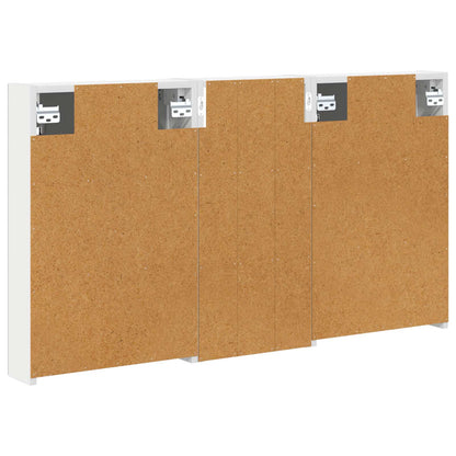 Badkamerkastenset 3 pcs 110 x 10,5 x 60,5 cm Bewerkt hout
