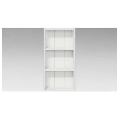 Badkamerkastenset 3 pcs 110 x 10,5 x 60,5 cm Bewerkt hout