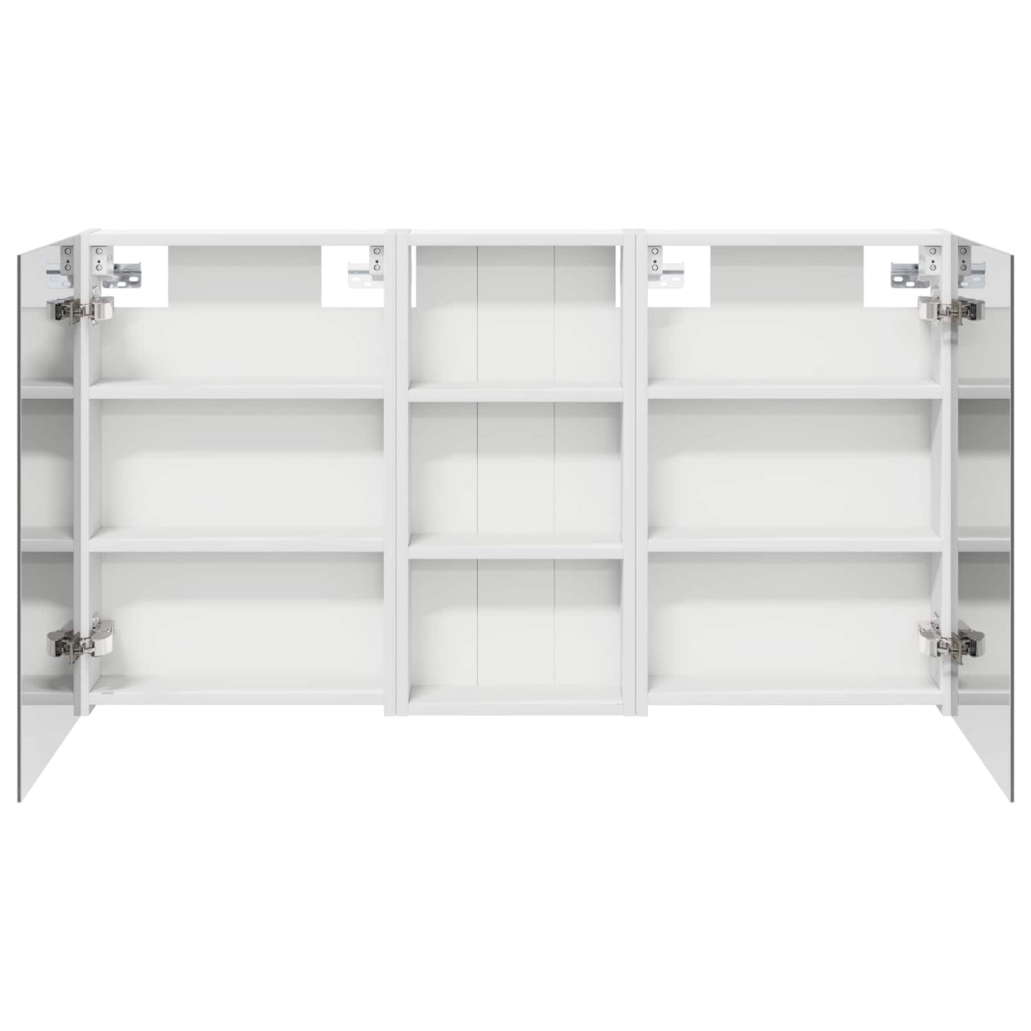 Badkamerkastenset 3 pcs 110 x 10,5 x 60,5 cm Bewerkt hout