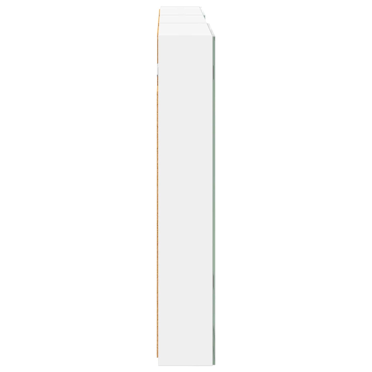Badkamerkastenset 3 pcs 110 x 10,5 x 60,5 cm Bewerkt hout