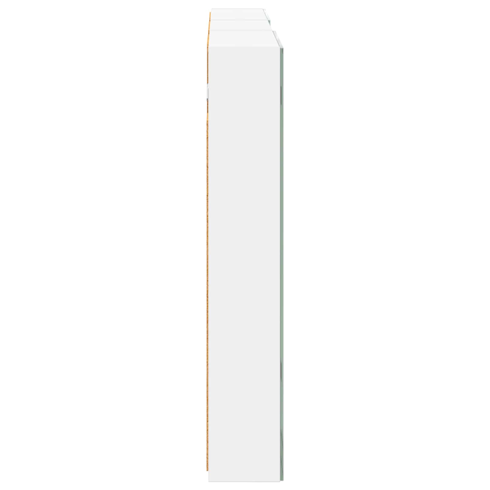 Badkamerkastenset 3 pcs 110 x 10,5 x 60,5 cm Bewerkt hout