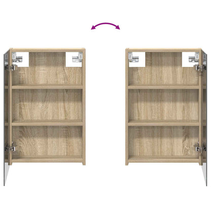 Badkamerkastenset 3 pcs 110 x 10,5 x 60,5 cm Bewerkt hout