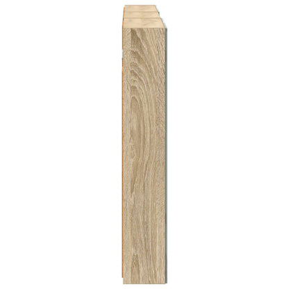 Badkamerkastenset 3 pcs 110 x 10,5 x 60,5 cm Bewerkt hout