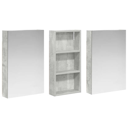 Badkamerkastenset 3 pcs 110 x 10,5 x 60,5 cm Bewerkt hout