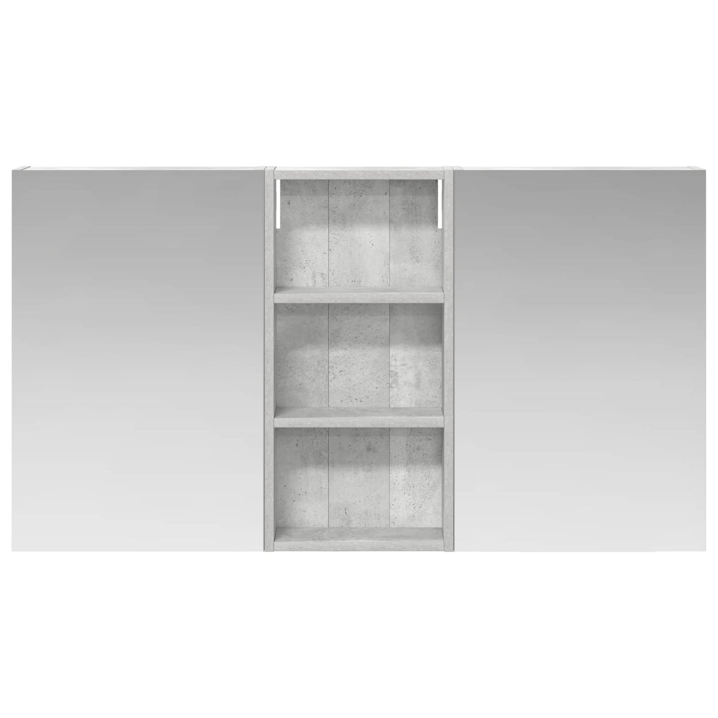 Badkamerkastenset 3 pcs 110 x 10,5 x 60,5 cm Bewerkt hout