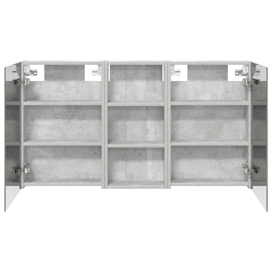 Badkamerkastenset 3 st 110 x 10,5 x 60,5 cm Bewerkt hout
