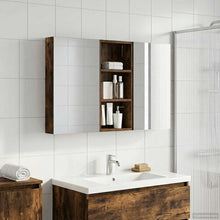Badkamerkastenset 3 pcs 110 x 10,5 x 60,5 cm Bewerkt hout