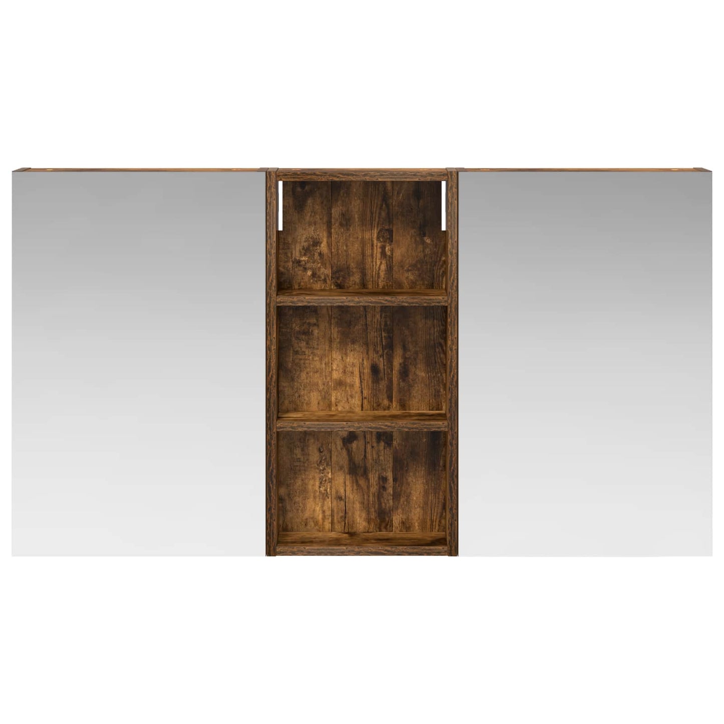 Badkamerkastenset 3 pcs 110 x 10,5 x 60,5 cm Bewerkt hout