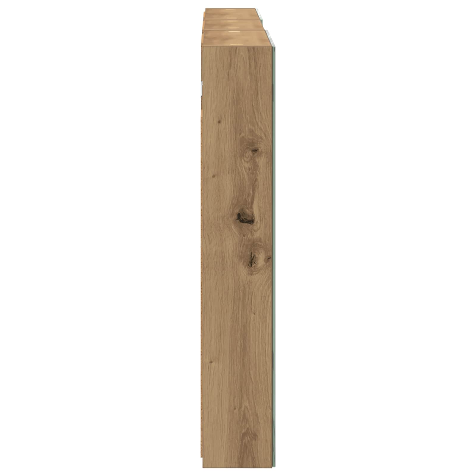 Badkamerkastenset 3 pcs 110 x 10,5 x 60,5 cm Bewerkt hout