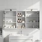 Bathroom Cabinet Set 3 pcs 110 x 10.5 x 60.5 cm Engineered Wood