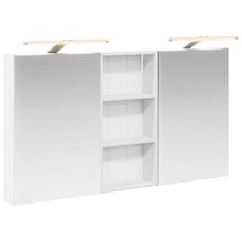 Badkamerkastenset 3 pcs 110 x 10,5 x 60,5 cm Bewerkt hout
