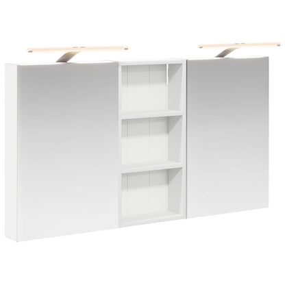 Badkamerkastenset 3 pcs 110 x 10,5 x 60,5 cm Bewerkt hout