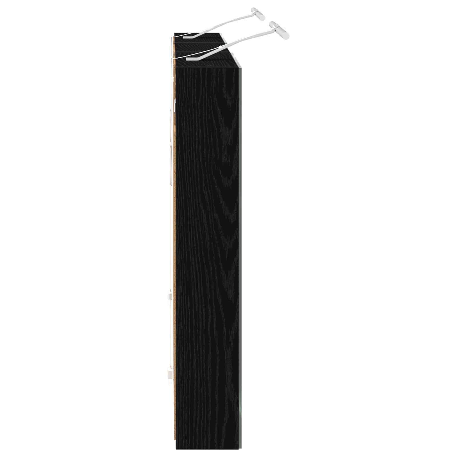 Badkamerkastenset 3 pcs 110 x 10,5 x 60,5 cm Bewerkt hout