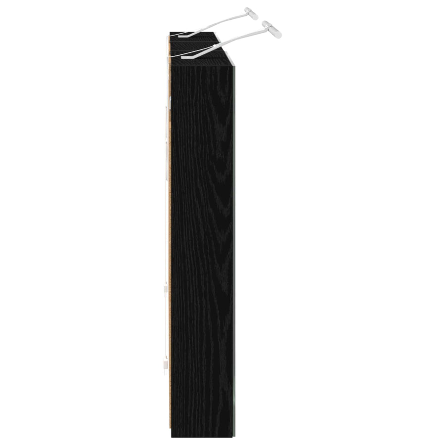 Badkamerkastenset 3 pcs 110 x 10,5 x 60,5 cm Bewerkt hout