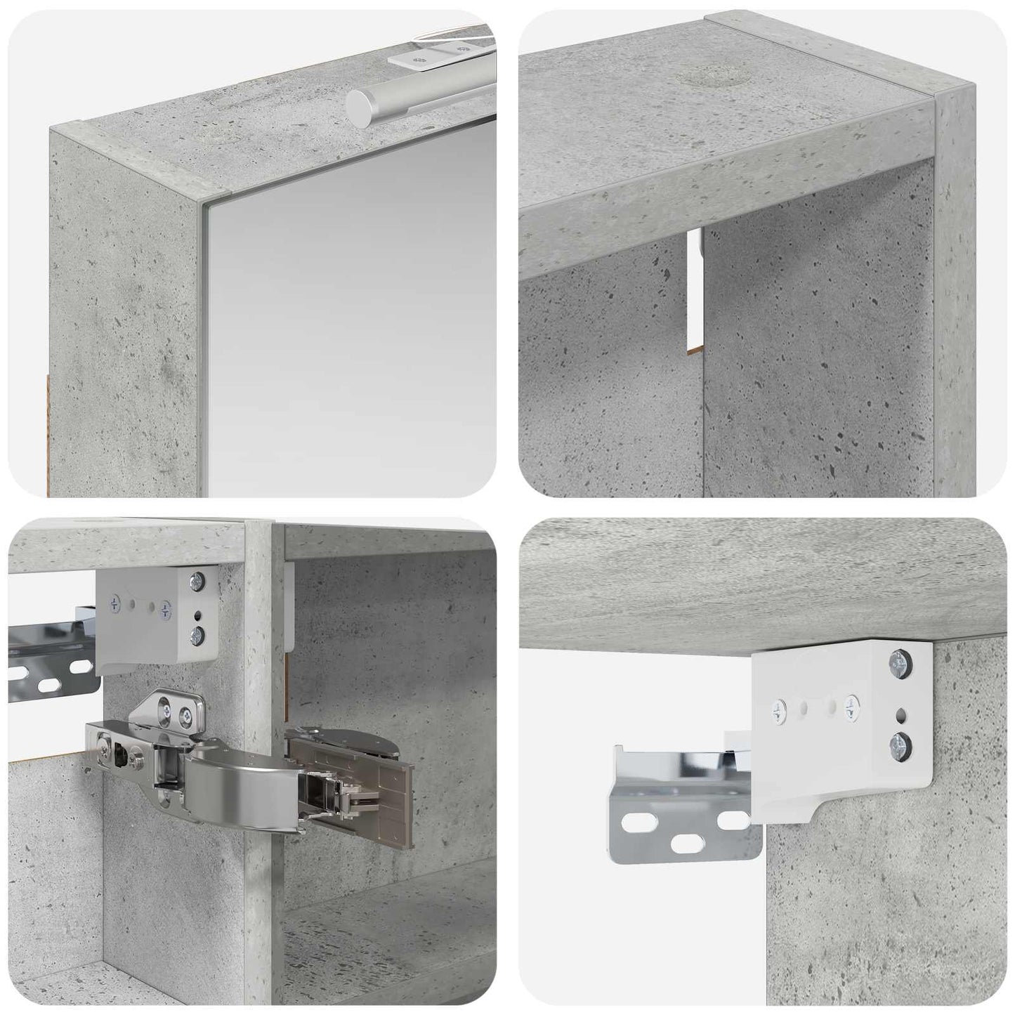 Badkamerkastenset 3 pcs 110 x 10,5 x 60,5 cm Bewerkt hout