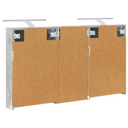 Badkamerkastenset 3 pcs 110 x 10,5 x 60,5 cm Bewerkt hout