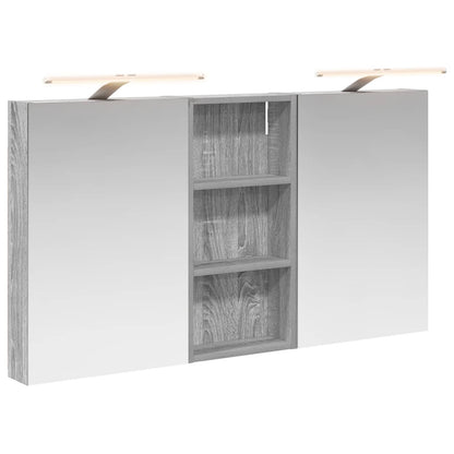 Badkamerkastenset 3 pcs 110 x 10,5 x 60,5 cm Bewerkt hout