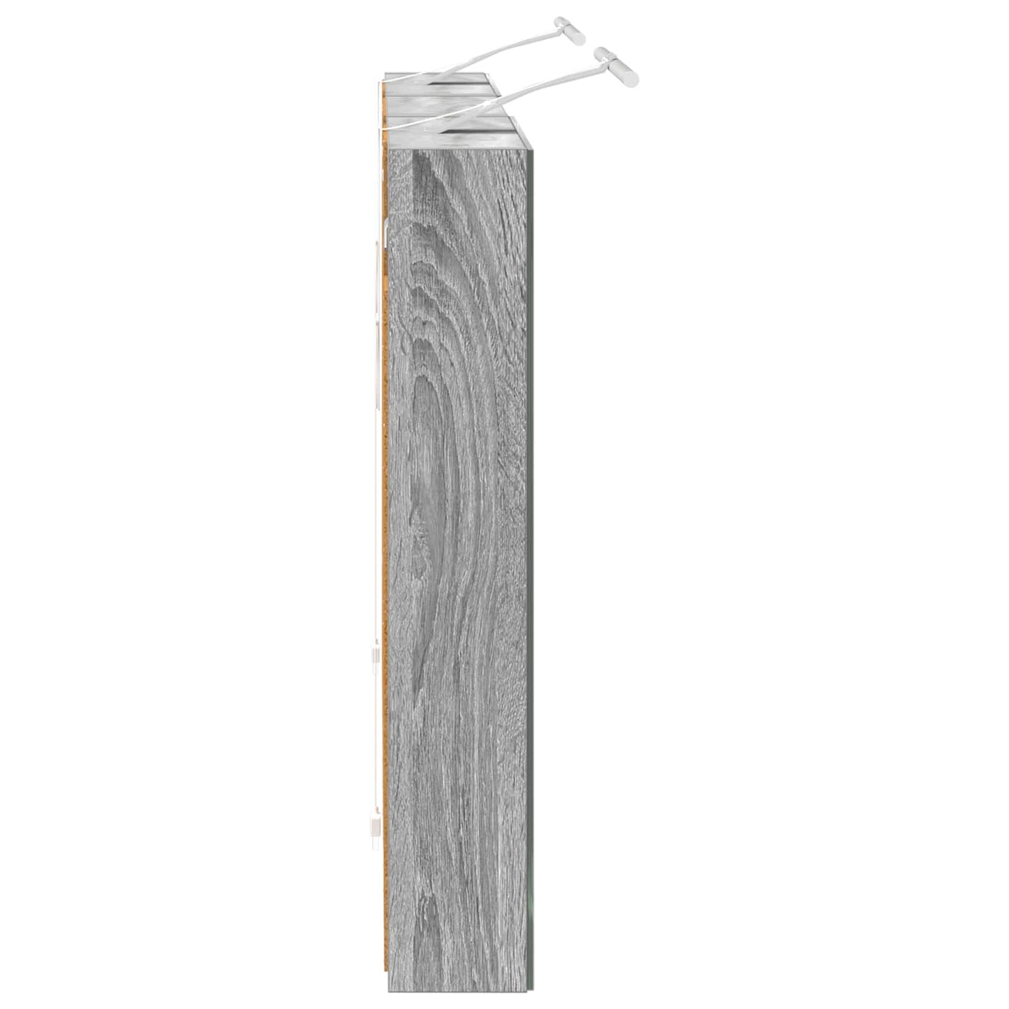 Badkamerkastenset 3 pcs 110 x 10,5 x 60,5 cm Bewerkt hout