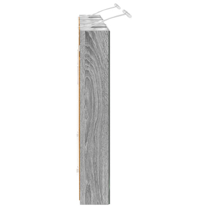 Badkamerkastenset 3 pcs 110 x 10,5 x 60,5 cm Bewerkt hout