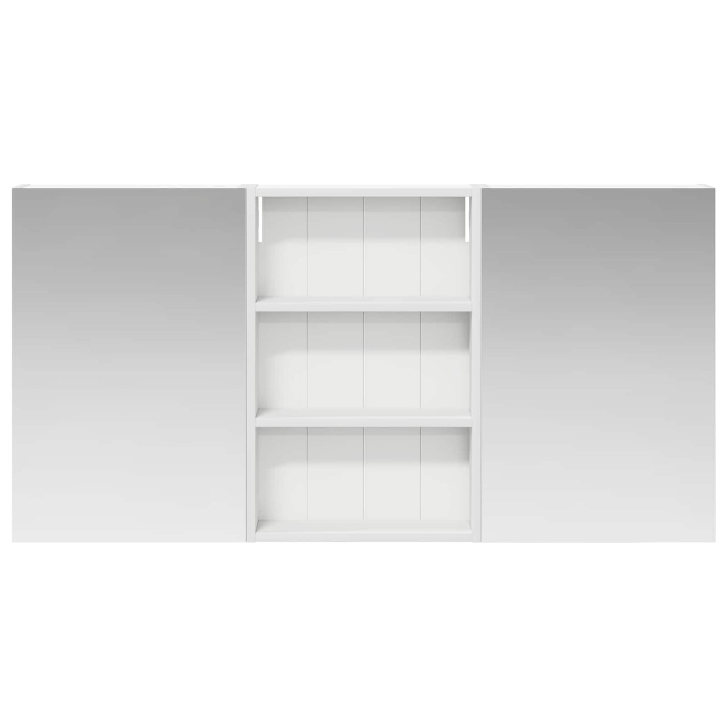 Badkamerkastenset 3 pcs 120 x 10,5 x 60,5 cm Bewerkt hout