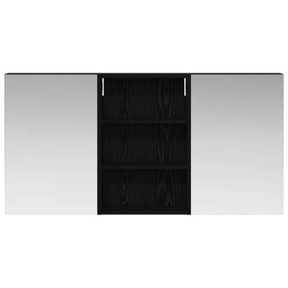 Badkamerkastenset 3 pcs 120 x 10,5 x 60,5 cm Bewerkt hout