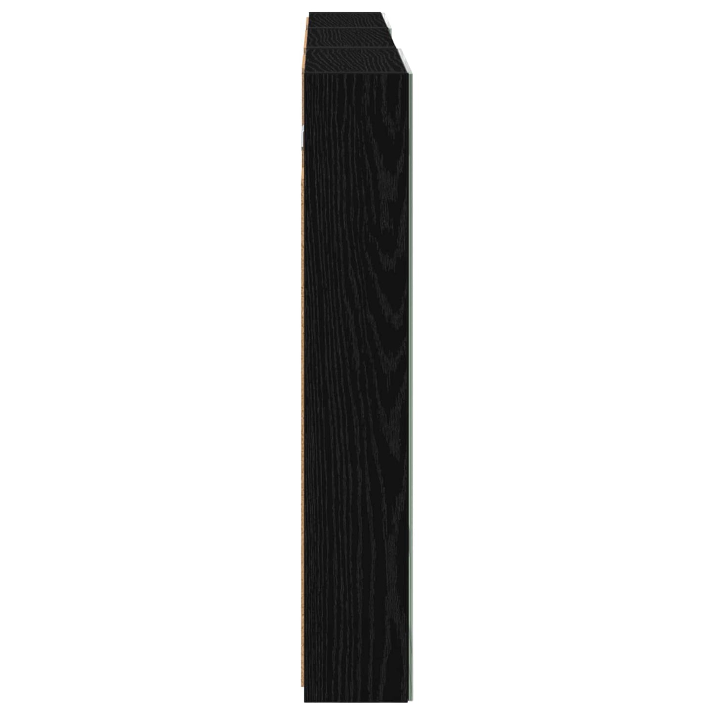 Badkamerkastenset 3 pcs 120 x 10,5 x 60,5 cm Bewerkt hout