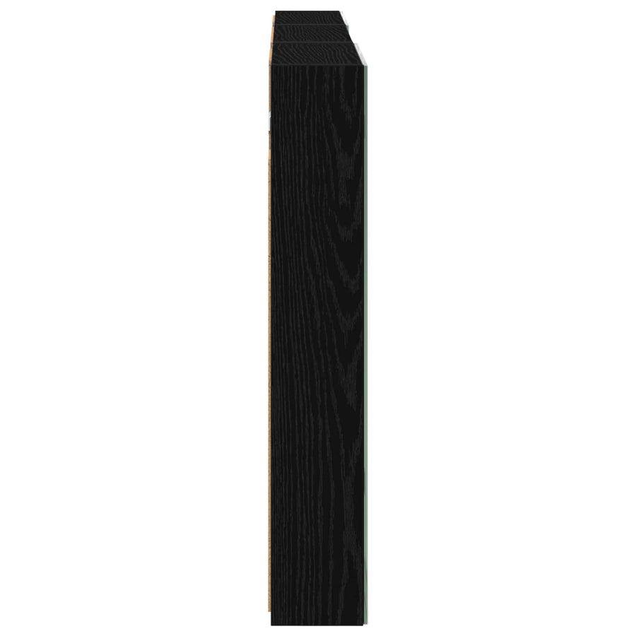 Badkamerkastenset 3 pcs 120 x 10,5 x 60,5 cm Bewerkt hout