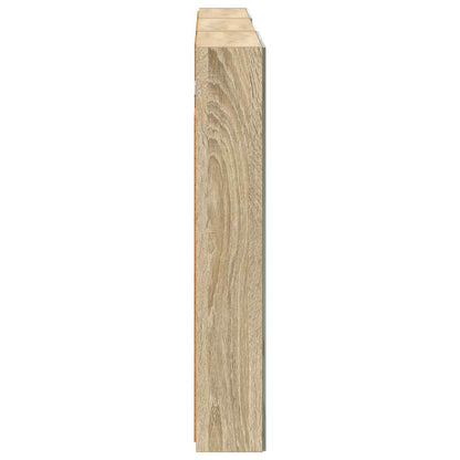 Badkamerkastenset 3 pcs 120 x 10,5 x 60,5 cm Bewerkt hout