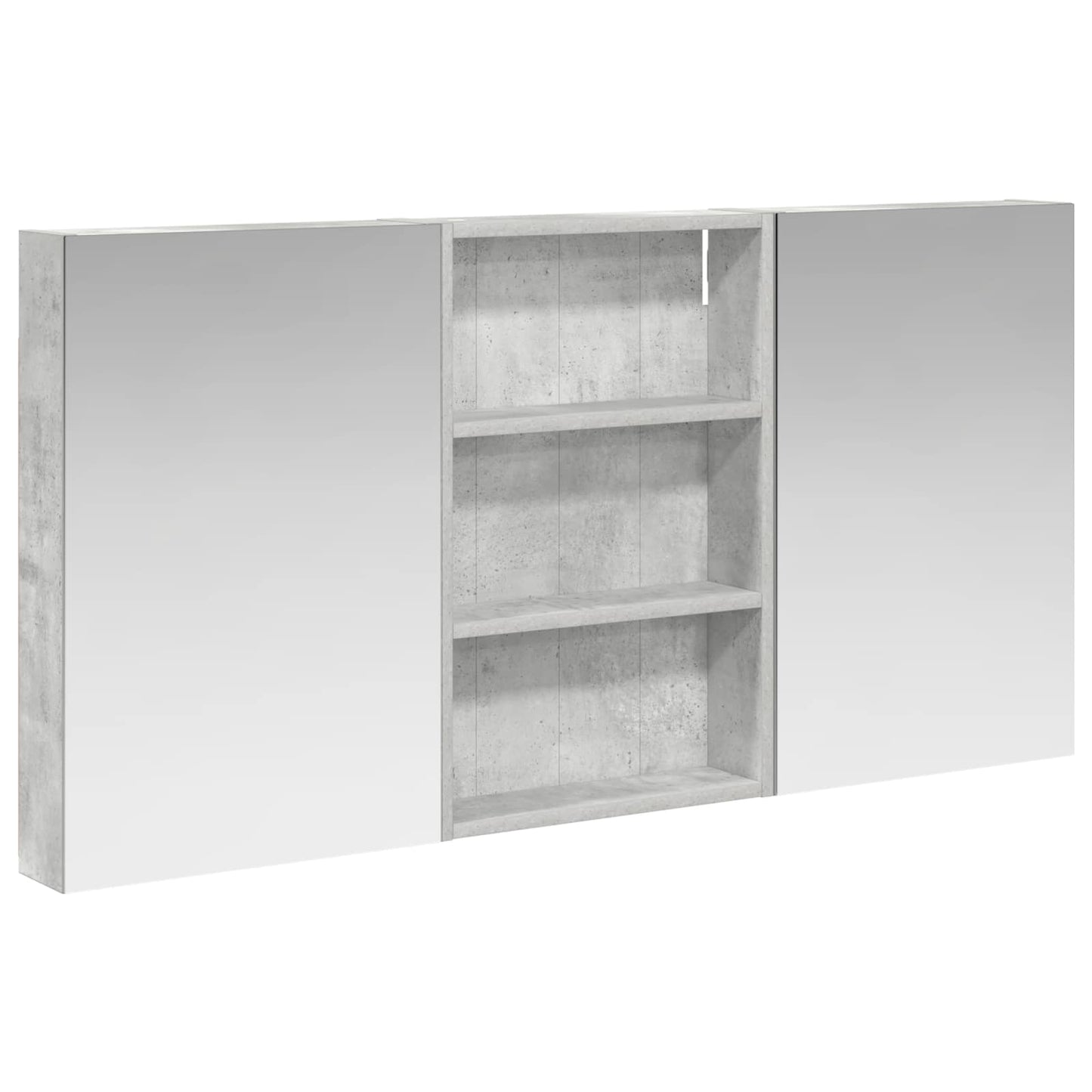 Badkamerkastenset 3 pcs 120 x 10,5 x 60,5 cm Bewerkt hout