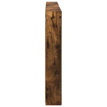 Badkamerkastenset 3 pcs 120 x 10,5 x 60,5 cm Bewerkt hout