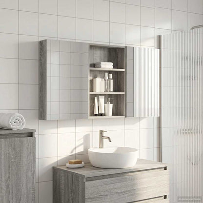 Badkamerkastenset 3 pcs 120 x 10,5 x 60,5 cm Bewerkt hout