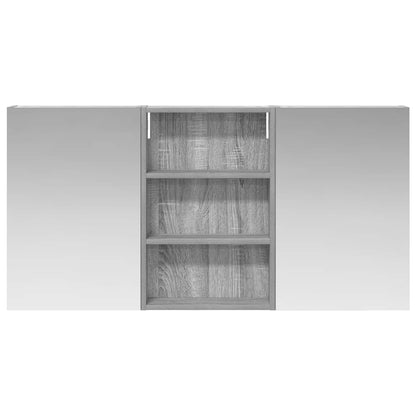 Badkamerkastenset 3 pcs 120 x 10,5 x 60,5 cm Bewerkt hout