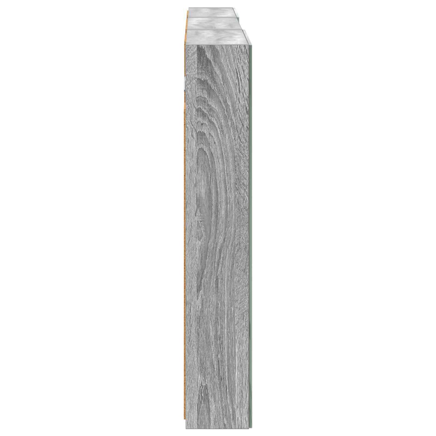 Badkamerkastenset 3 pcs 120 x 10,5 x 60,5 cm Bewerkt hout