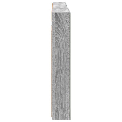 Badkamerkastenset 3 pcs 120 x 10,5 x 60,5 cm Bewerkt hout