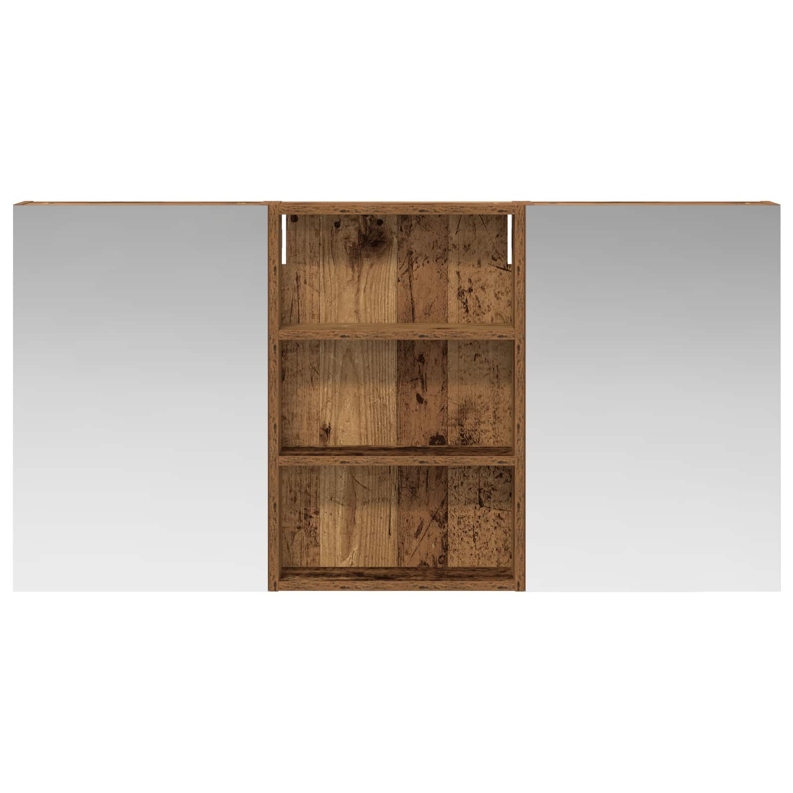 Badkamerkastenset 3 pcs 120 x 10,5 x 60,5 cm Bewerkt hout