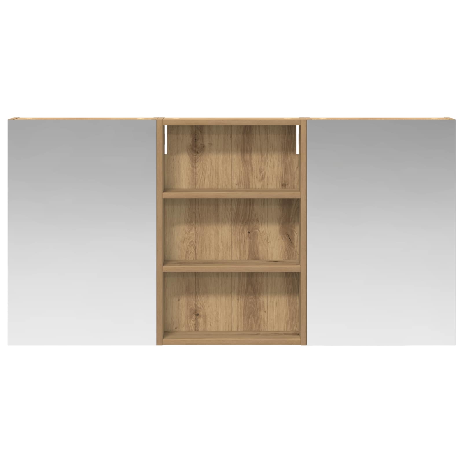 Badkamerkastenset 3 pcs 120 x 10,5 x 60,5 cm Bewerkt hout