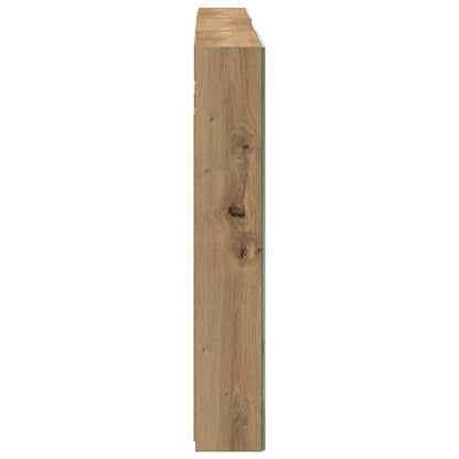 Badkamerkastenset 3 pcs 120 x 10,5 x 60,5 cm Bewerkt hout