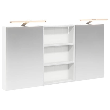 Badkamerkastenset 3 pcs 120 x 10,5 x 60,5 cm Bewerkt hout