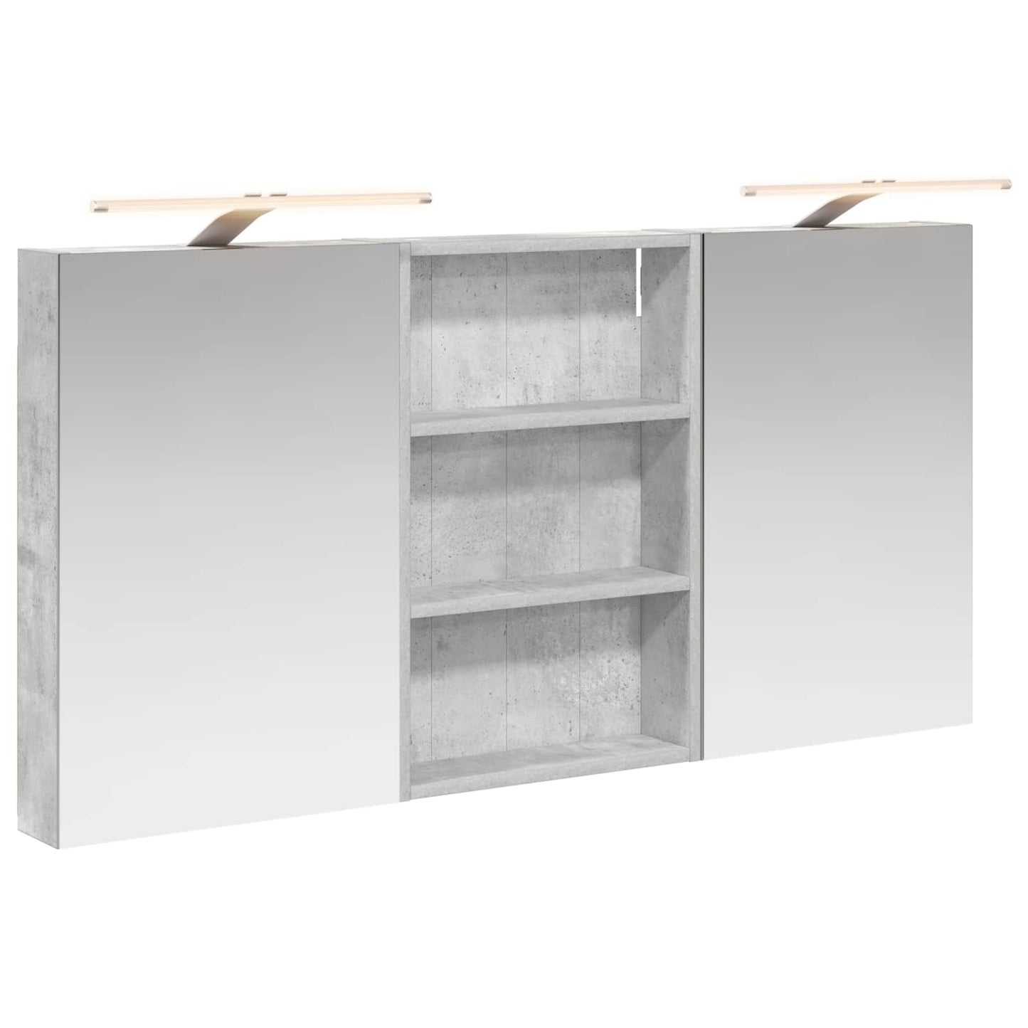 Badkamerkastenset 3 pcs 120 x 10,5 x 60,5 cm Bewerkt hout