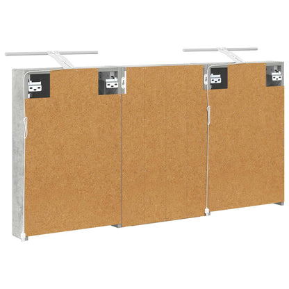 Badkamerkastenset 3 pcs 120 x 10,5 x 60,5 cm Bewerkt hout