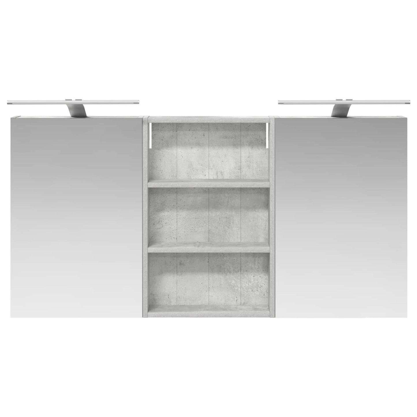 Badkamerkastenset 3 pcs 120 x 10,5 x 60,5 cm Bewerkt hout